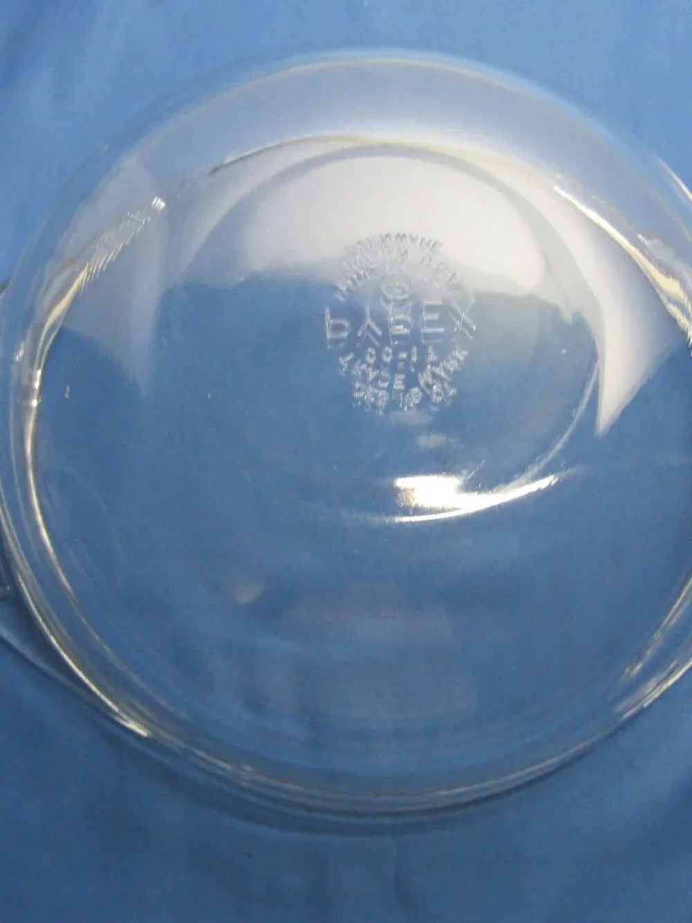 VTG Pyrex Casserole Dish Clear Glass Round 023 1- 1/2 QT Ovenware Made In USA